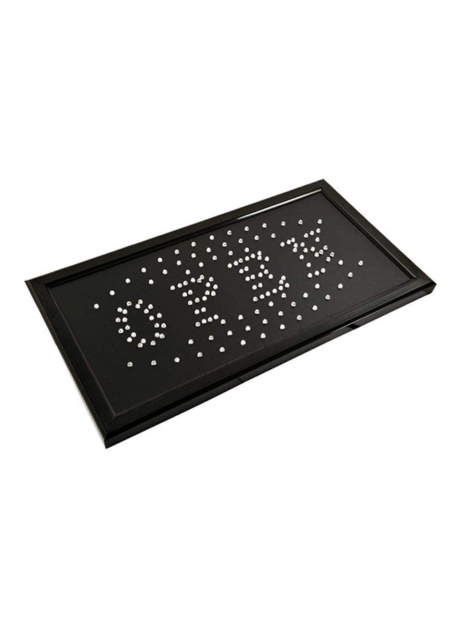 تيرسن لافتة LED بتصميم كلمة "Open" أسود 20.2x10.2x1.3بوصة 