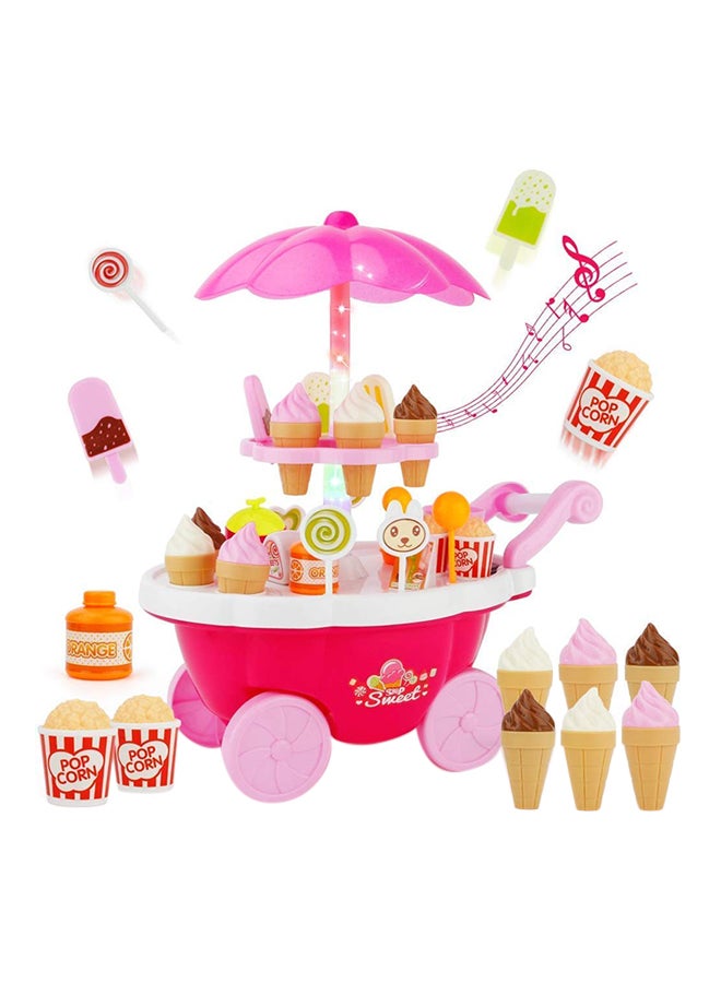 Beauenty Candy Ice Cream Trolley Pretend Playset  - Image 2