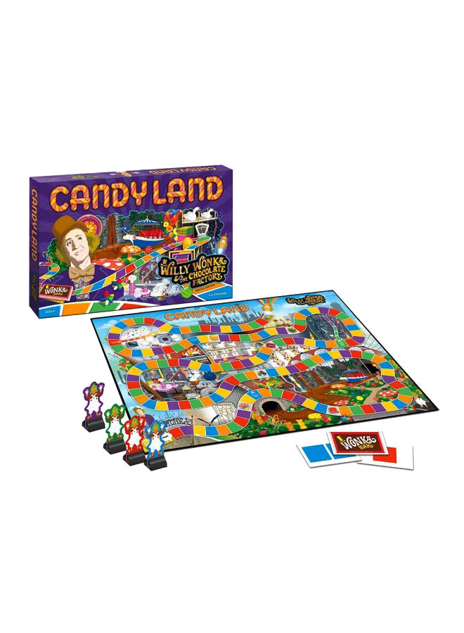 USAopoly Candy Land Willy Wonka The Chocolate Factory Board Game CY010-495  - Image 1