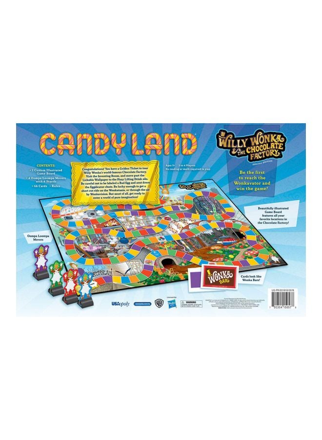 USAopoly Candy Land Willy Wonka The Chocolate Factory Board Game CY010-495  - Image 3