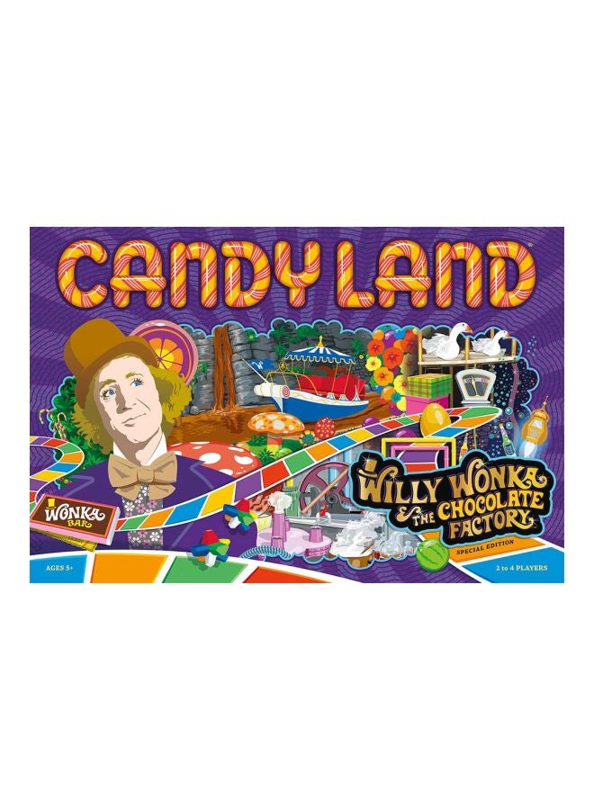 USAopoly Candy Land Willy Wonka The Chocolate Factory Board Game CY010-495  - Image 4