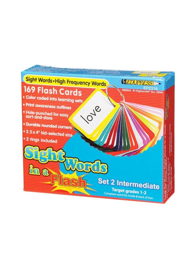 hand2mind 169-Piece Flash Card 65500 