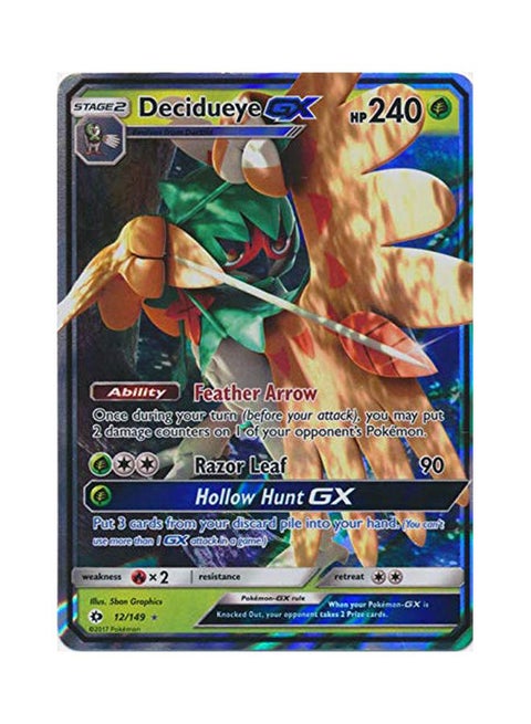 Stage 2 Decidueye GX Trading Card Game