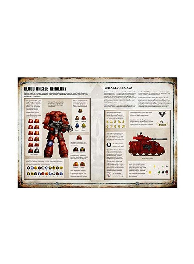 جيمز وورك شوب كتاب "Blood Angels Codex Adeptus Astartes" للعبة وورهامر 40k - Image 2
