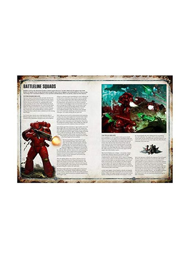 جيمز وورك شوب كتاب "Blood Angels Codex Adeptus Astartes" للعبة وورهامر 40k - Image 3