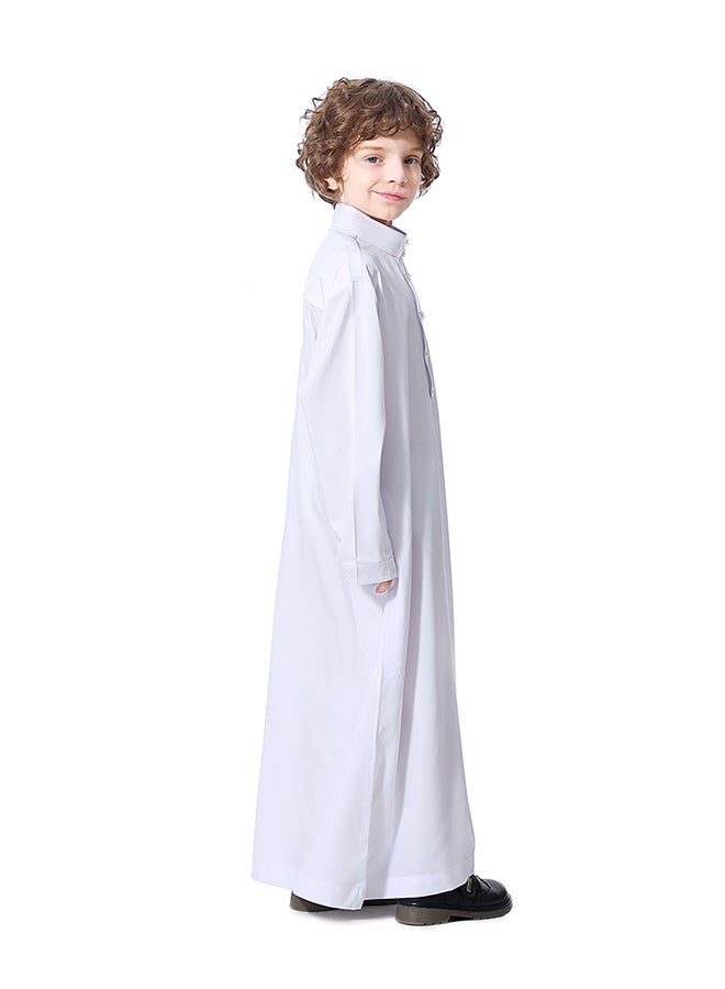 Hanyimidoo - Casual Kids Thobe White - Image 1