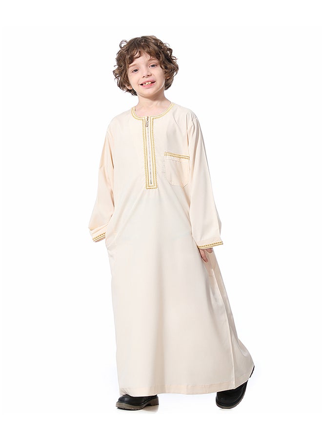 Hanyimidoo - Casual Kids Thobe Beige - Image 1