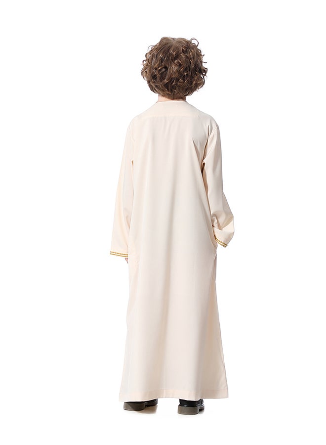 Hanyimidoo - Casual Kids Thobe Beige - Image 1