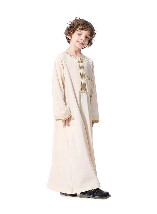 Hanyimidoo - Casual Kids Thobe Beige - Image 1