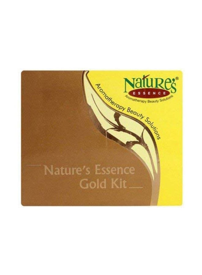 نيتشرز إيسنس مجموعة ماسك جمال للعلاج العطري بخلاصة الذهب مكونة من 4 قطع 125جرام - Image 2