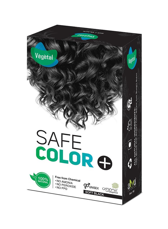 Vegetal Hair Color Soft Black 4.72X5.51X3.14inch - Image 1