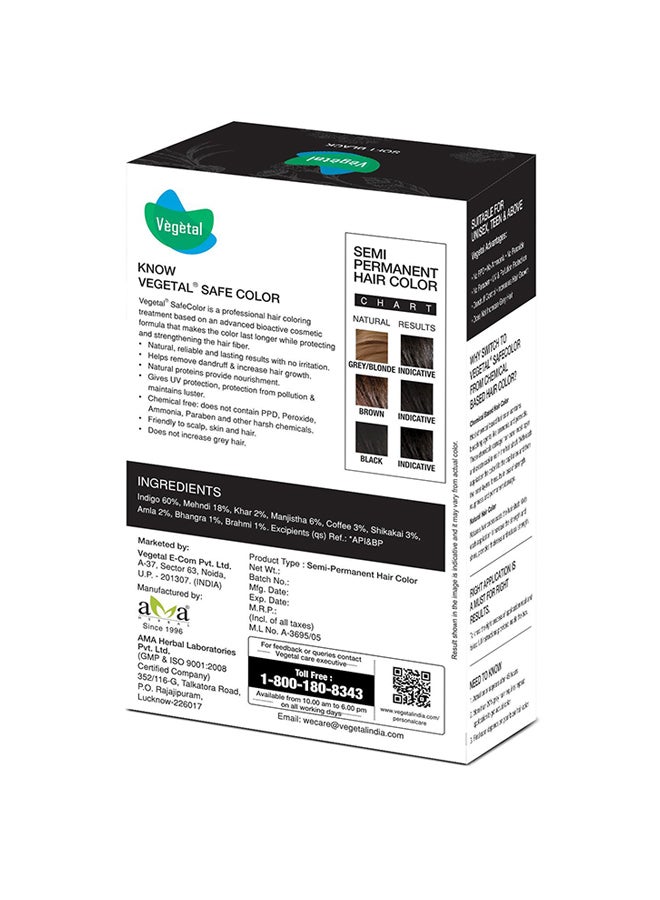 Vegetal Hair Color Soft Black 4.72X5.51X3.14inch - Image 2