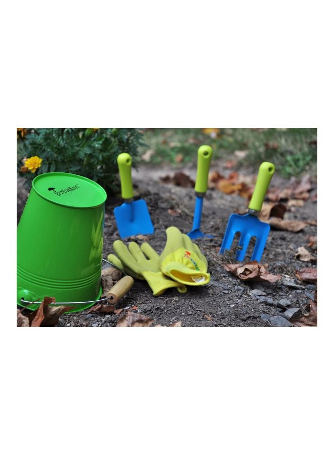 G & F Products Water Pail With Garden Tools Set 10051Green  - Image 4
