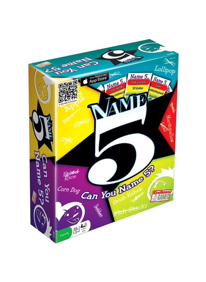Endless Games Name 5 Party Pack Game - Image 2