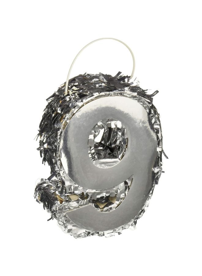 Amscan Foil Pinata Number 9  - Image 1
