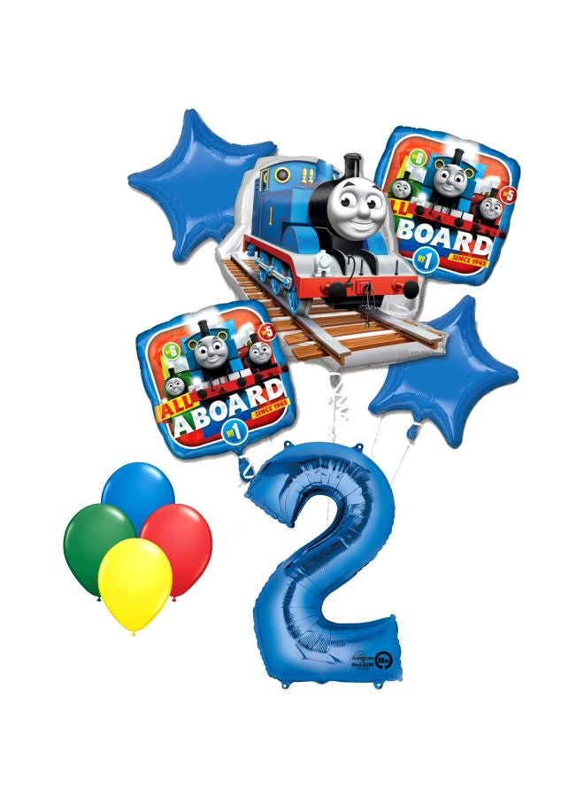 Mayflower Products 11-Piece Ultimate Thomas The Train Engine Party Balloon Set BQ_783  - Image 1
