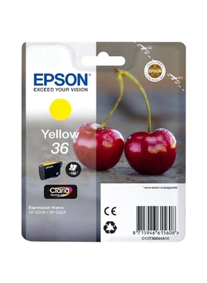 EPSON 36 Inkjet Cartridge Yellow