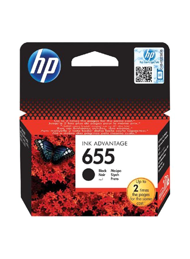 HP 655 Inkjet Cartridge Black