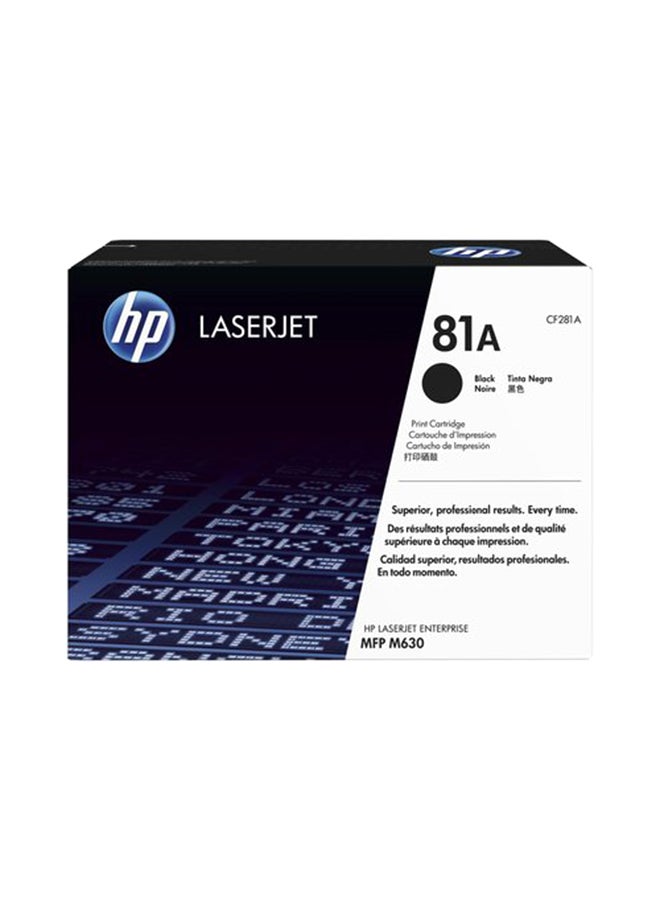 HP 81A Laser Toner Black