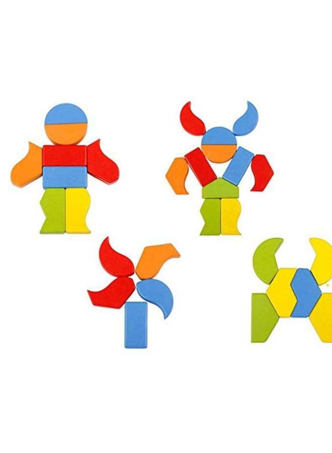 أحجية تركيب تعليمية بتصميم أشكال هندسية ثلاثية الأبعاد - Image 2