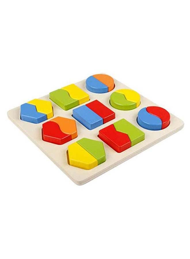 أحجية تركيب تعليمية بتصميم أشكال هندسية ثلاثية الأبعاد - Image 1