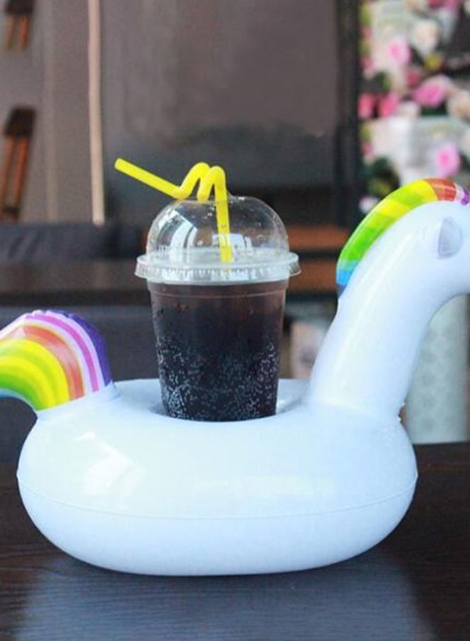 Unicorn Design Inflatable Pool Party Drink Holder Float - Image 2
