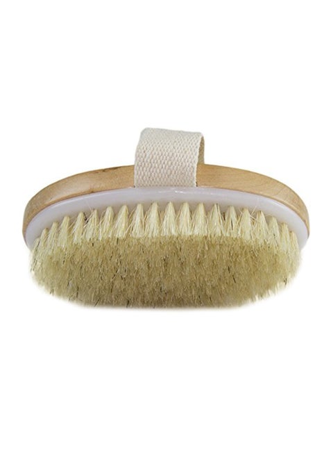 Exfoliating Dry Skin Body Brush Brown 2x4x2.8inch