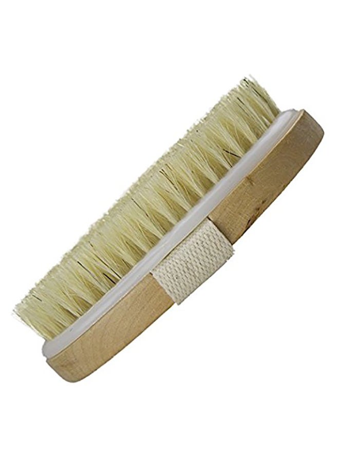 LAKA Exfoliating Dry Skin Body Brush Brown 2x4x2.8inch  - Image 3