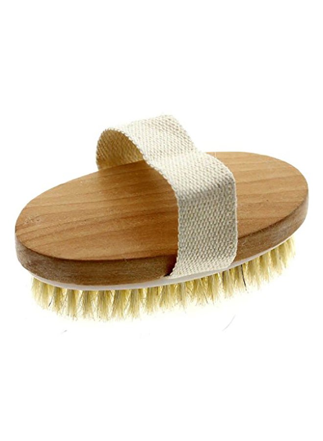 LAKA Exfoliating Dry Skin Body Brush Brown 2x4x2.8inch  - Image 2