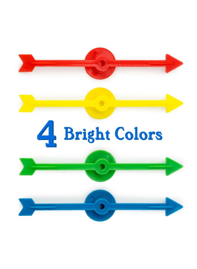 Brybelly - Pack Of 12 Arrow Game Spinner 4inch - Image 1