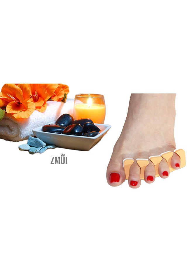 زد ام او اي مجموعة فواصل متينة لأصابع القدم بلونين مكونة من 12 قطعة - Image 2