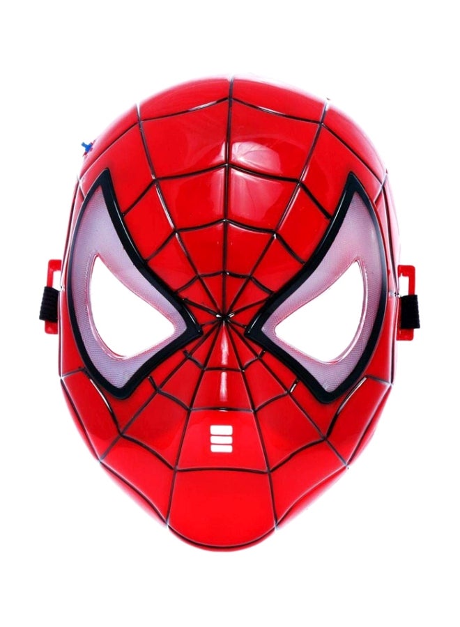 Plastic Spiderman Mask - Image 1