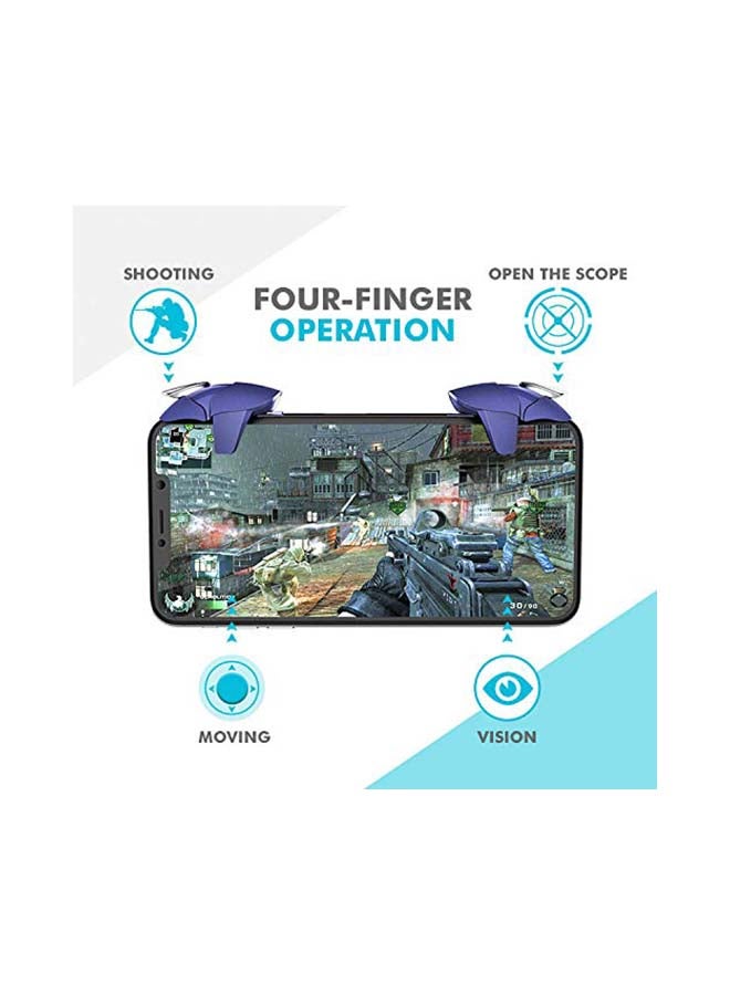 SpinBot - Conductive Mobile Gaming Triggers For Pubg Blue - Image 1