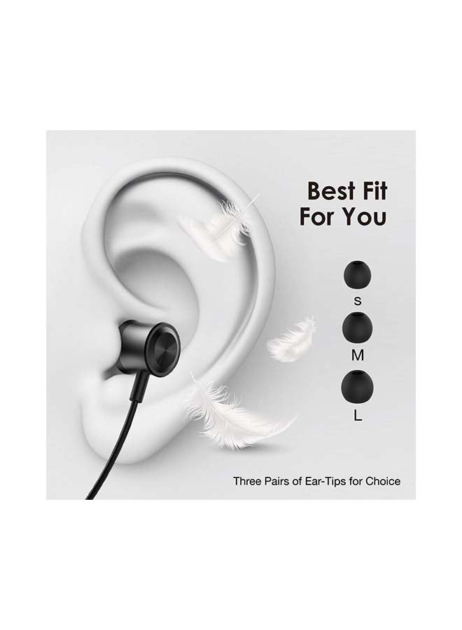 Oraimo Rich-Bass Wireless In-Ear Headphone With Mic Black - Image 2
