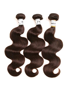 3-Piece Brazilian Hair Extension Set Brown 12,14,16inch - v1579604556/N33896712A_1