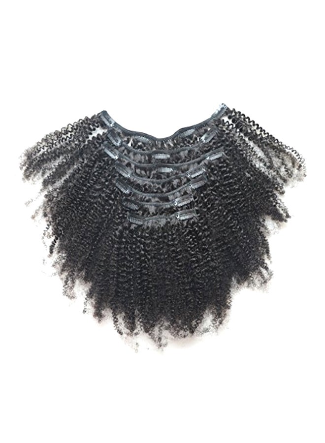 Luwigs 7-Piece Curly Hair Extension Set Black - Image 1