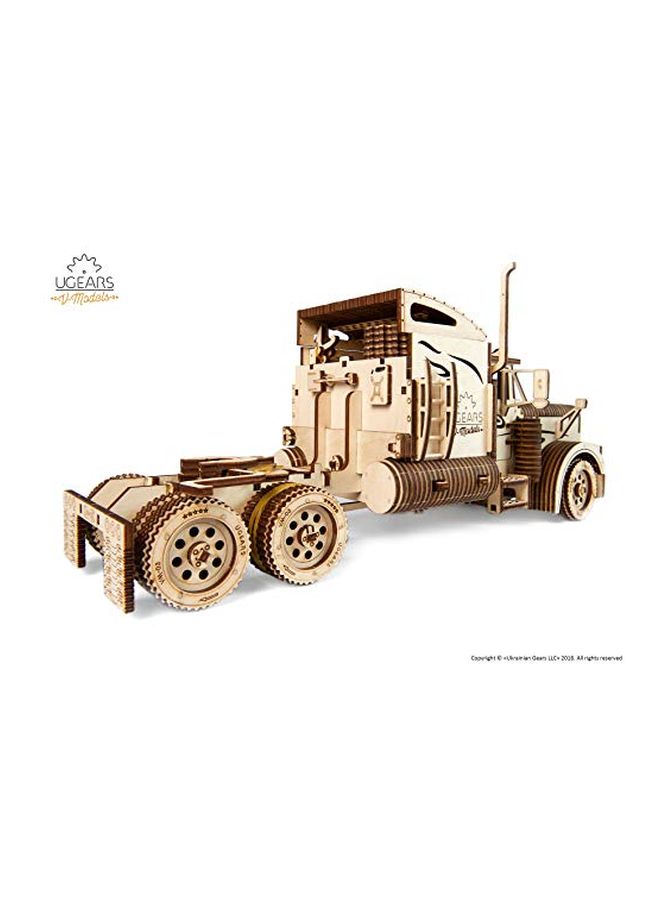 UGEARS 3-D Wooden Mechanical Mac Truck Puzzle VM-03 - Image 3