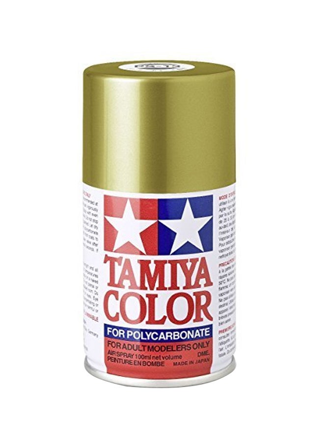Tamiya Color Spray For Polycarbonate TAM86013 PS-13 Gold  - Image 1