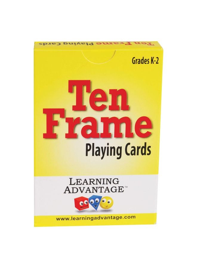 Learning Advantage 46-Piece Ten Frame Playing Cards Set 7293  - Image 2