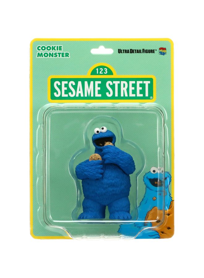 MEDICOM 123 Sesame Street Cookie Monster Figure 3.5-Inch - Image 2