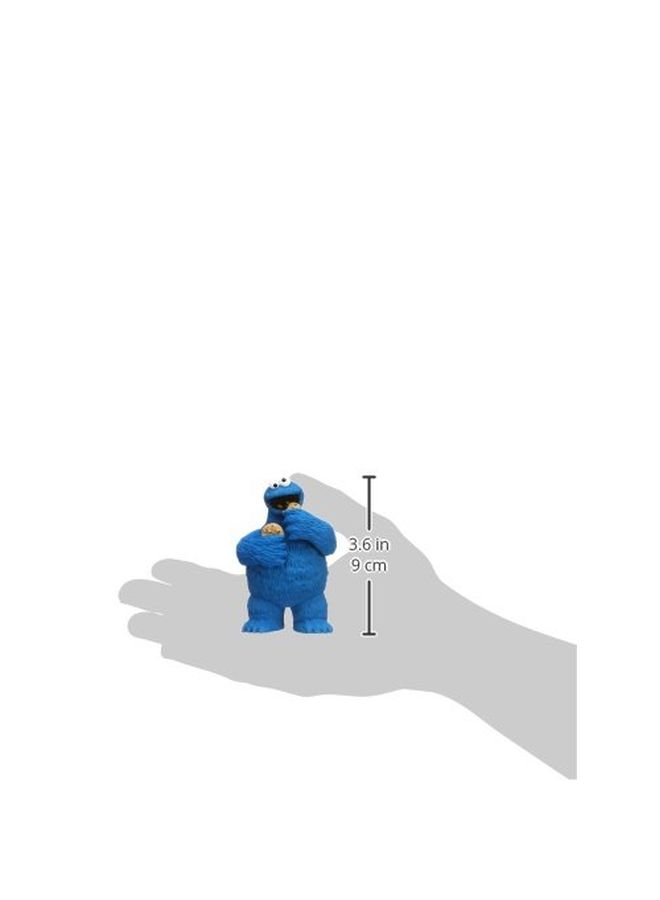 MEDICOM 123 Sesame Street Cookie Monster Figure 3.5-Inch - Image 4