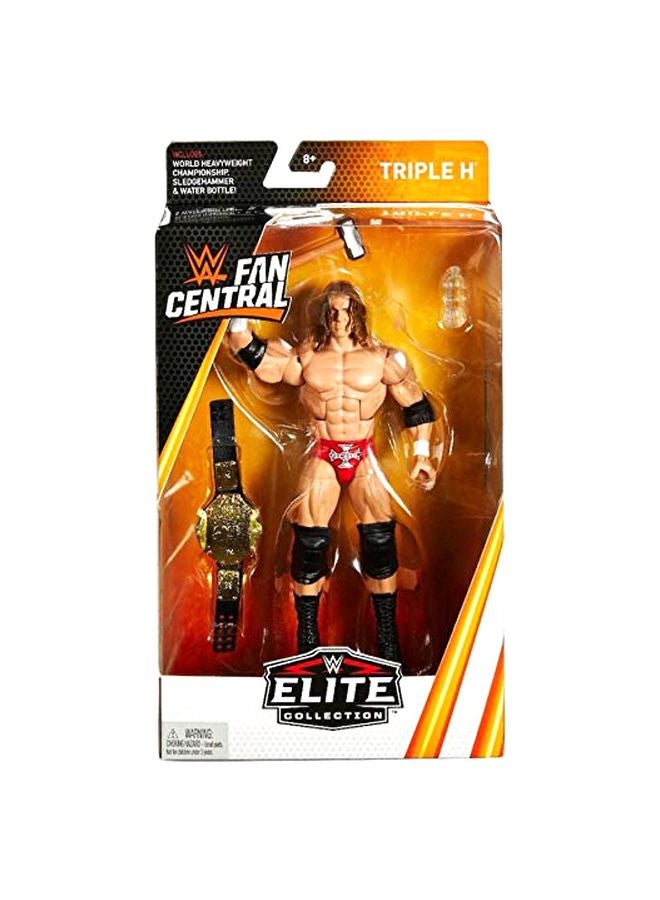 WWE - Triple H Fan Central Elite Mattel Toy Wrestling Action Figure - Image 1
