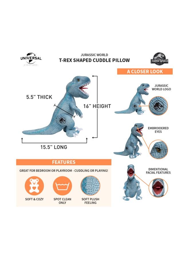فرانكو وسادة مخملية على شكل الديناصور تي تريكس من فيلم "Jurassic World" طراز PC057C  - Image 3