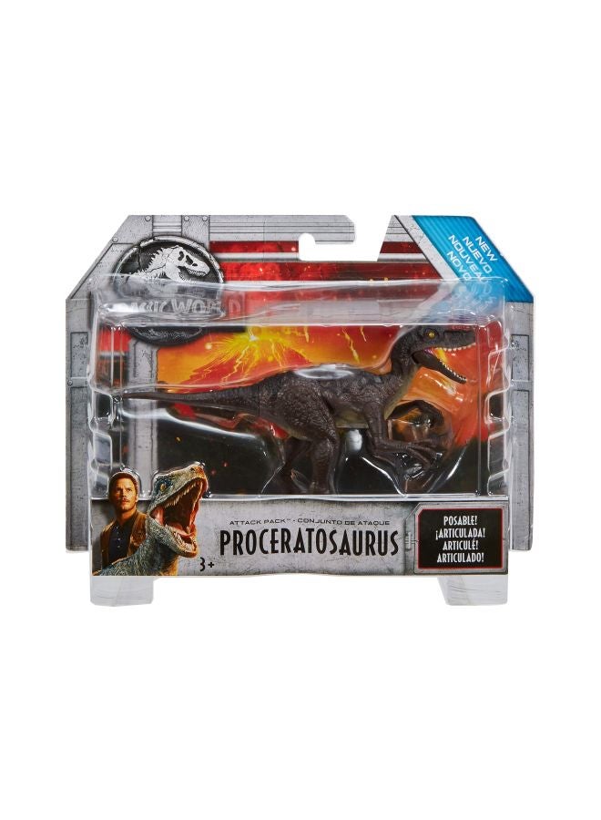 Jurassic World Toys Attack Pack Proceratosaurus Posable Animal Figure FVJ93 - Image 4