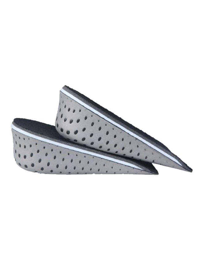 Generic Pair Of Orthotics Insole Lift Insert Pad Black/Grey  - Image 1