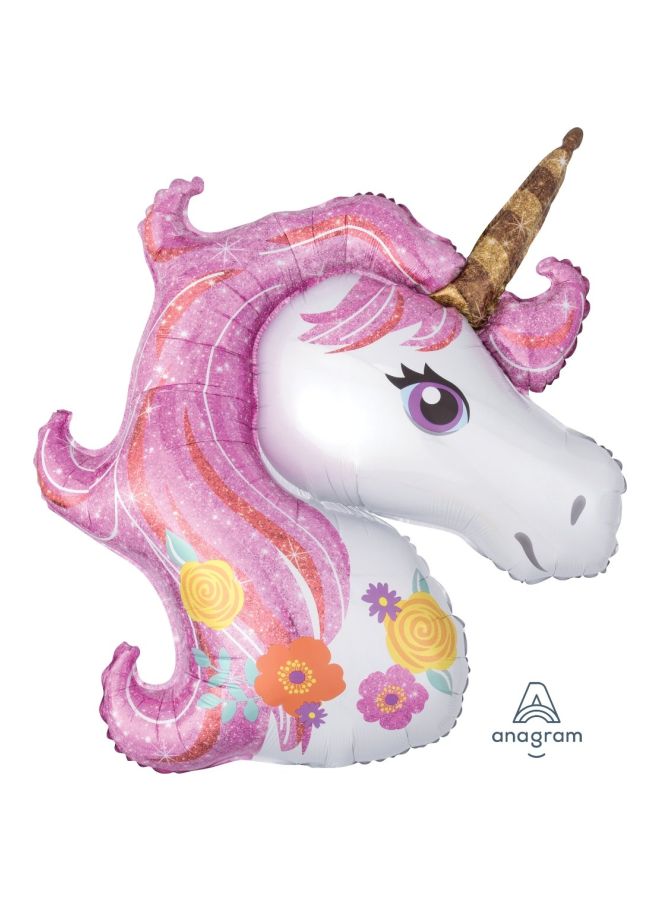 منتجات ماي فلاور مجموعة باقة بالونات بطبعة عبارة "Believe In Unicorns" للزينة - Image 2