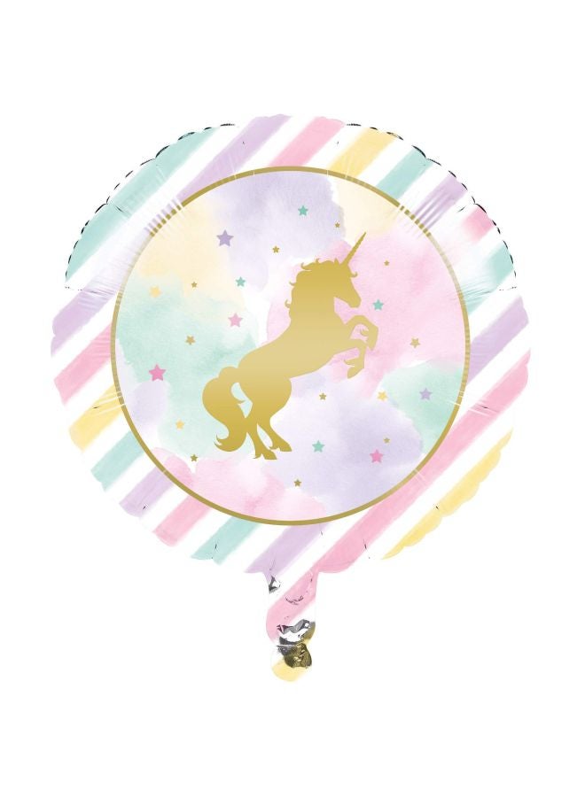CREATIVE CONVERTING Unicorn Sparkle Foil Party Balloon 329305 18inch 