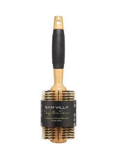 Sam Villa Bamboo Boar Bristle Oval Brush 2X10X3inch  - Image 2