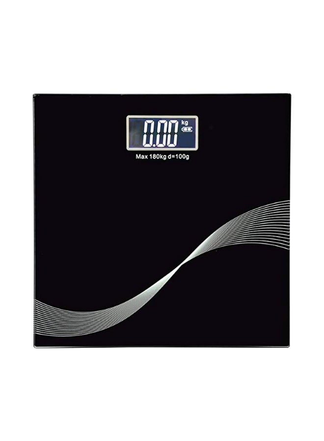 ISABELLA Bathroom Health Body Weight Weighing Scale Black - Image 1