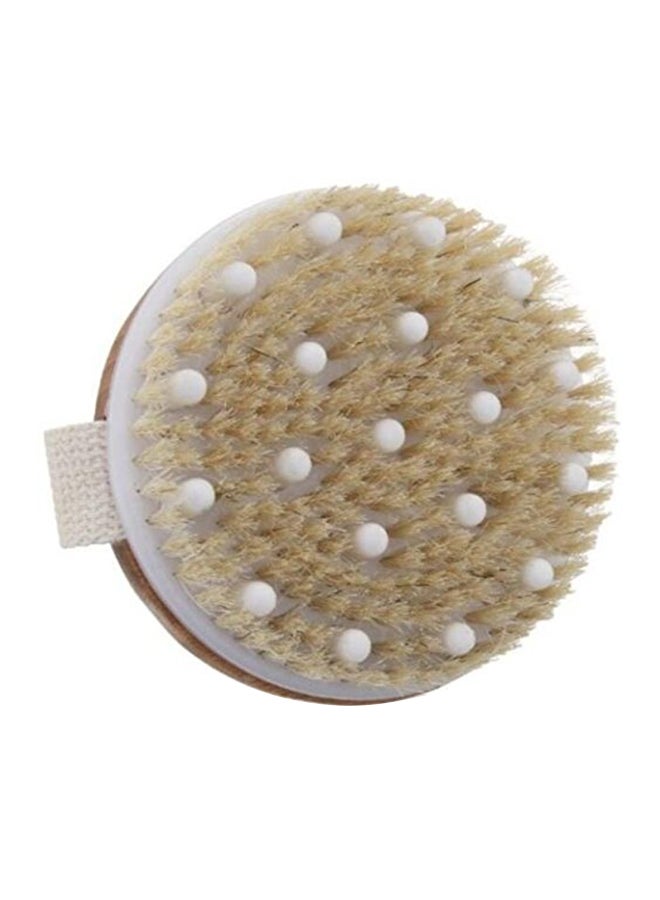 Rubinson-store - Natural Boar Bristle Body Brush Brown - Image 1